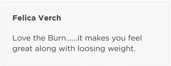 modere burn buy
