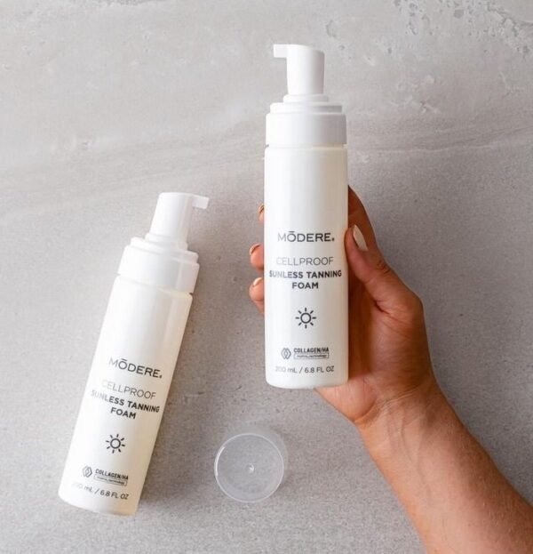 modere cellproof sunless tanning foam