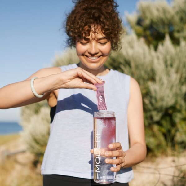 modere go natural energy drink pink lemonade