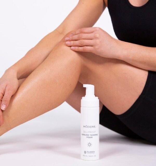 modere cellproof sunless tanning foam
