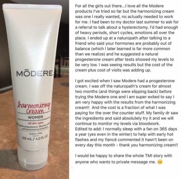 modere harmonising cream balancing cream (endau)