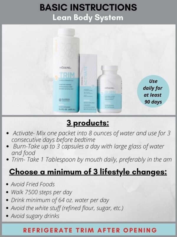 modere lean body system buy