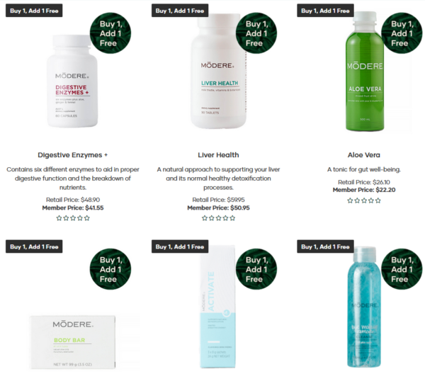 Modere Promotions Modere Discount BOGO Sale – Buy 1 Get 1 Free Specials - Modere NZ